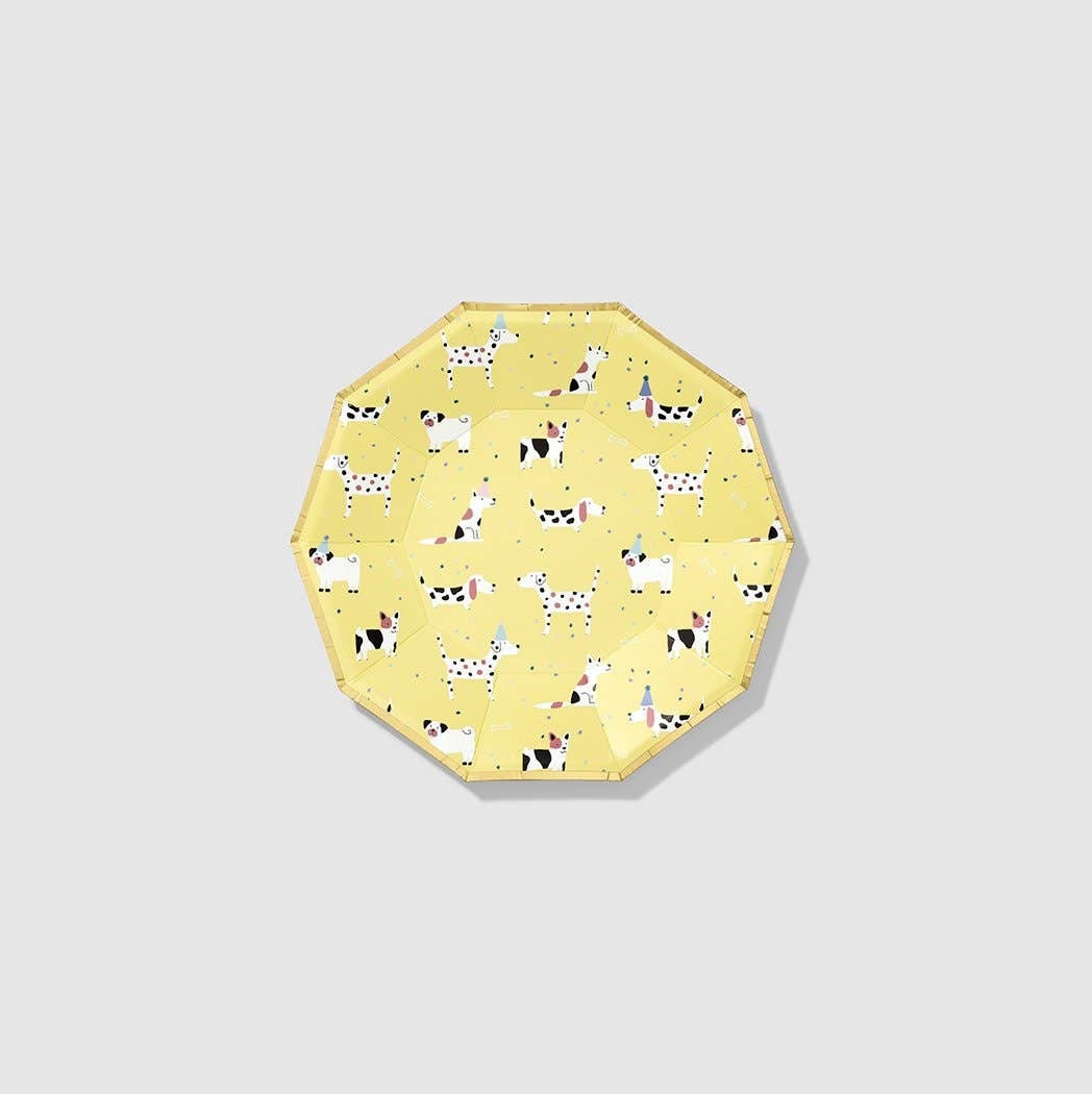 Hot Diggity Dog Plates Hot Dog Plates Puppy Plates Puppy Birthday Dog Birthday Party Puppy Pawty Dog Theme Birthday
