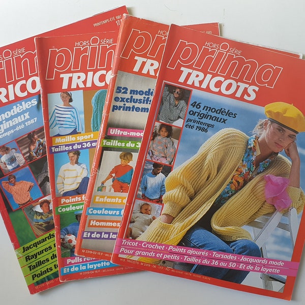 Magazines de tricots Prima Printemps- Eté