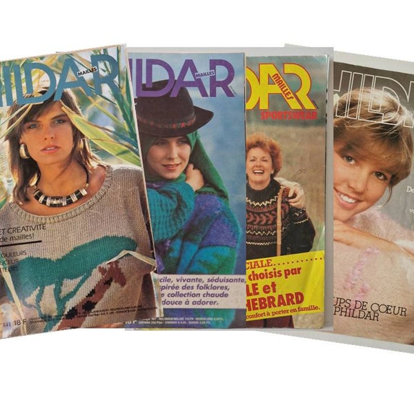 Magazines de tricots Phildar pour femmes