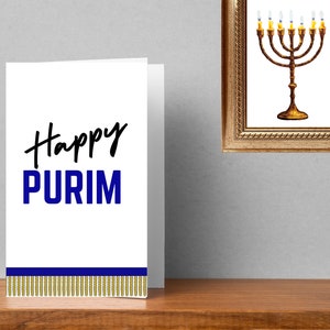 Purim Greeting Card, Holy Days, Fringes Purim Gift