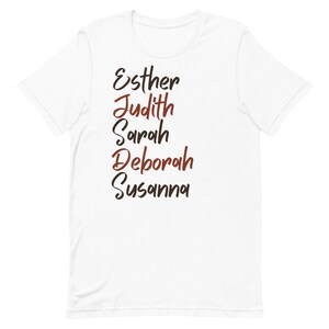 Inspirational Women of the Bible Tee