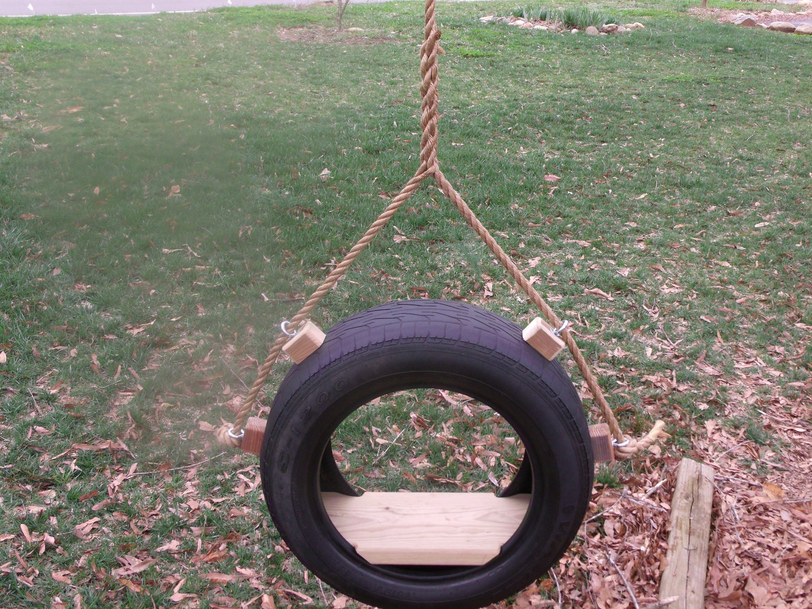 Recycled Tire Swing Kit/tree Swing/tire Swing/wood Tree Swing Etsy