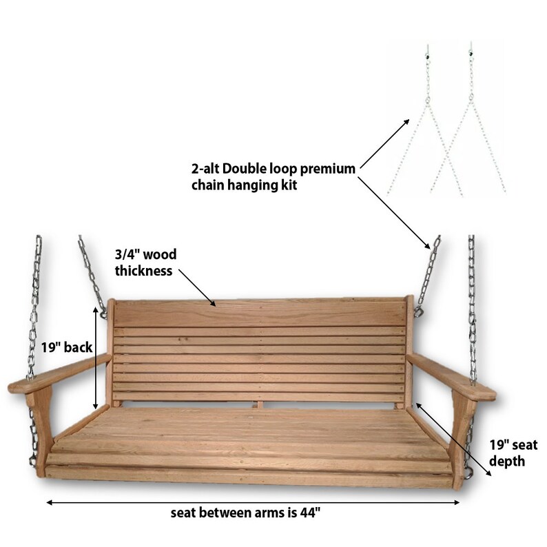 Cypress Porch Swing Kit Etsy