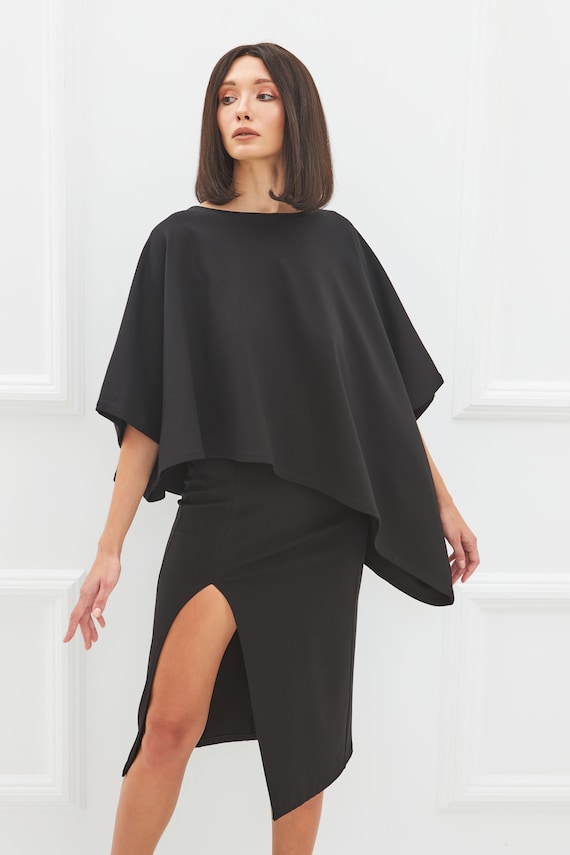 Blusa tipo capa sale