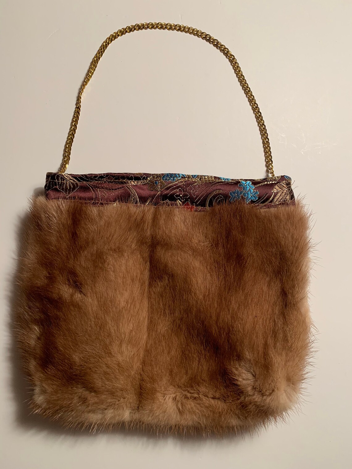 Up cycled mink fur purse in 3 styles Real fur handbag Etsy