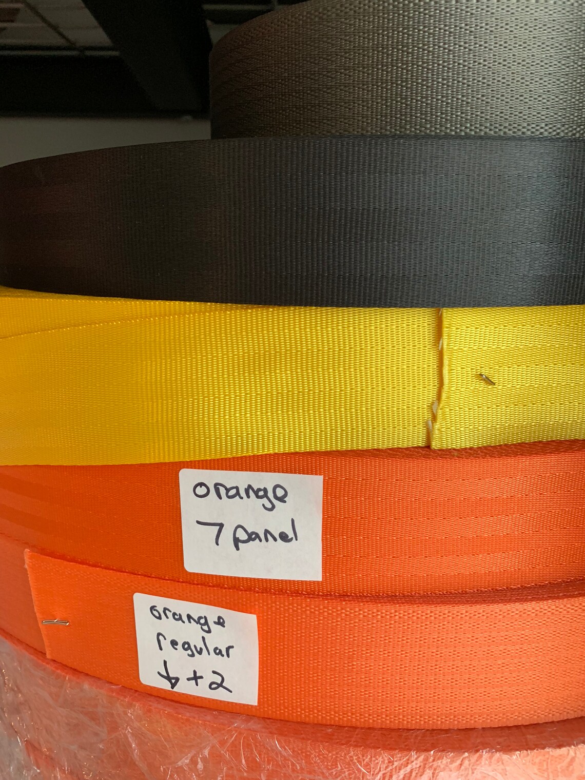 SEAT BELT WEBBING 5 10 or 20 yards in various colors Etsy