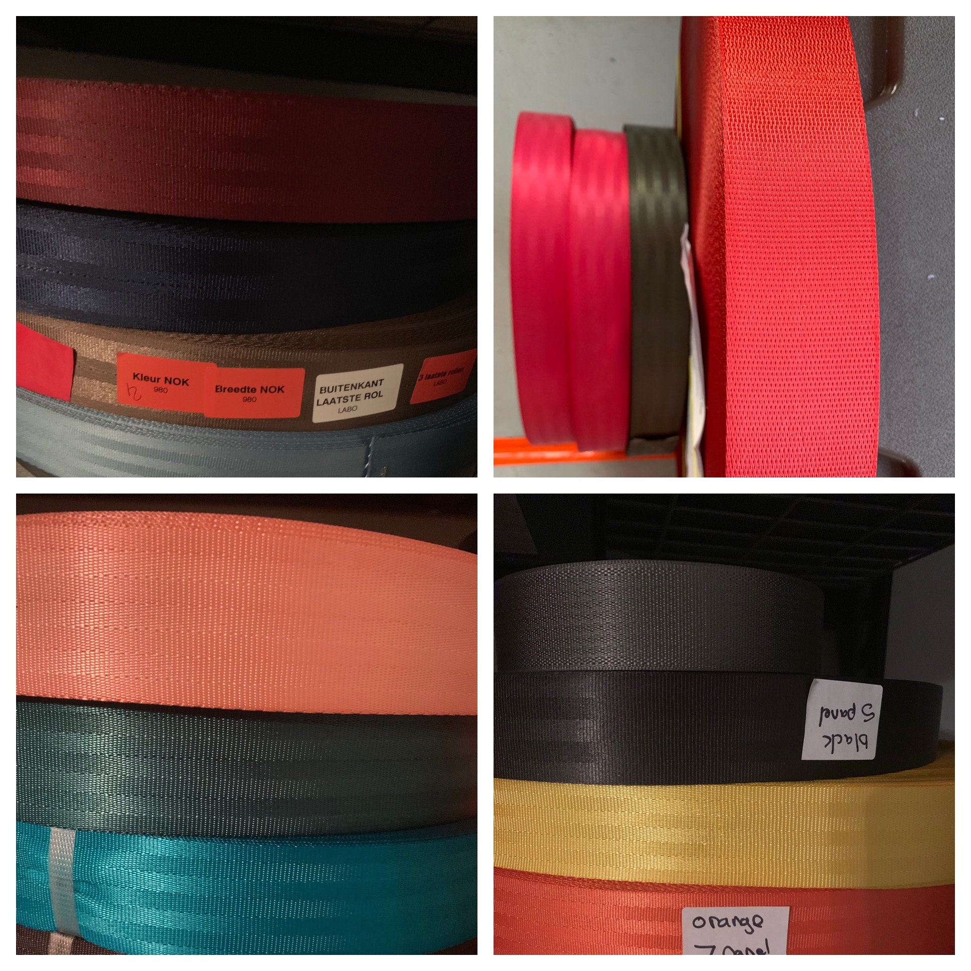 SEAT BELT WEBBING 10 yds various colors diy craft projects Etsy