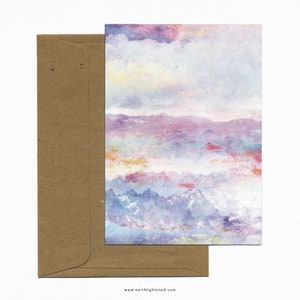 Carte postale A6 Paysage Aquarelle