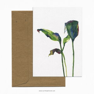 Carte postale A6 Botanique et Plante Aquarelle