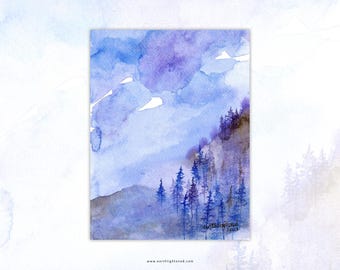 Original Watercolor Landscape Painting - Art Collection