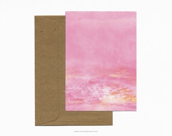 Postcard A6 Watercolor Landscape