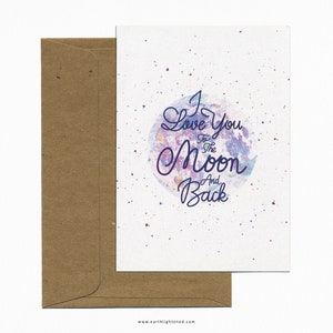 Carte postale A6 Citation Amour Saint-Valentin