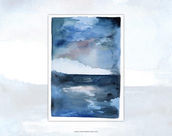 Original watercolor landscape painting - Unique copy - Art collection