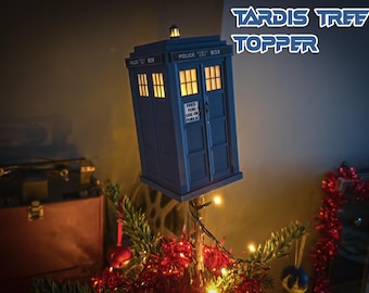 Tardis Christmas Tree Topper