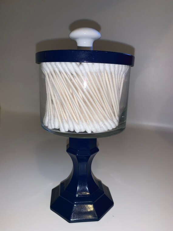 Q Tip Organizer Cotton Ball Organizer Bathroom Etsy