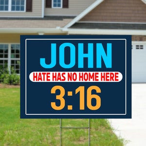 Stop Asian Hate Yard Sign with H-Stake, Civil Rights Lawn Sign, Stop Racism, Protest Garden Sign, Stop AAPI Hate Sign, Asian Pride Sign