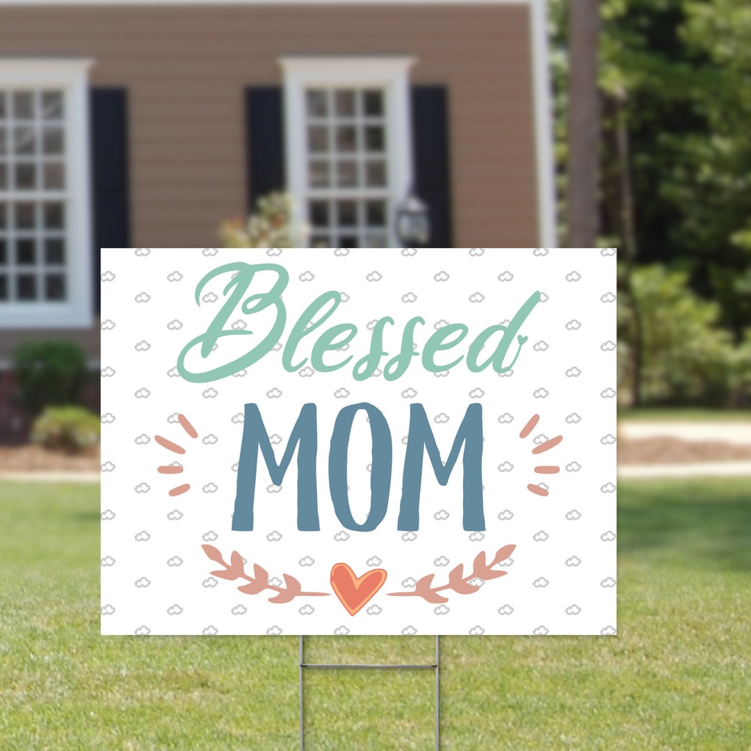 Happy Mother's Day Yard Decorations Weatherresistant Etsy