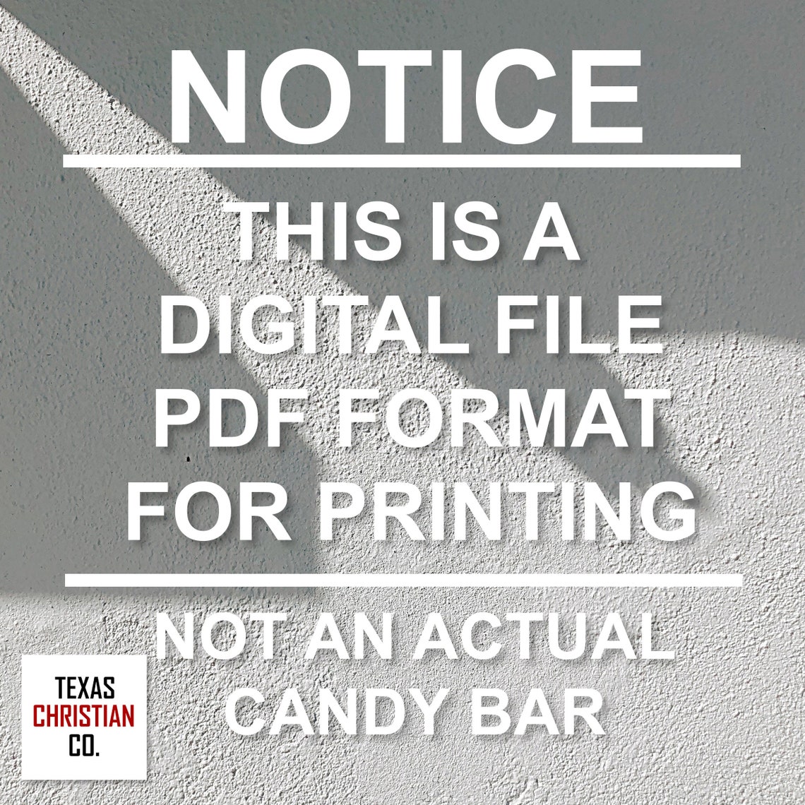 VOLUNTEER APPRECIATION GIFT – Printable Candy Bar Wrappers Instant ...