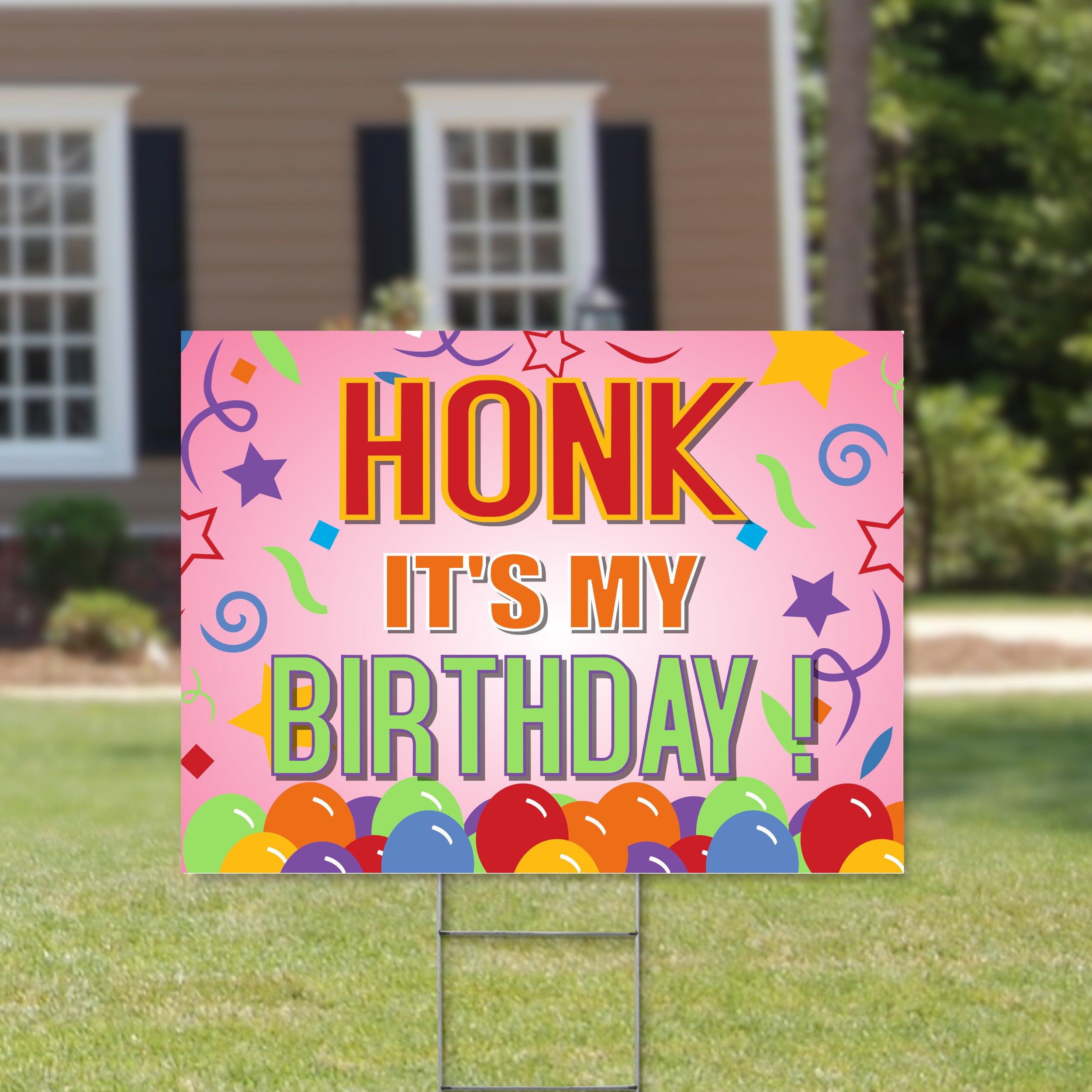 18 X 24 Honk It's My Birthday Yard Sign . Etsy