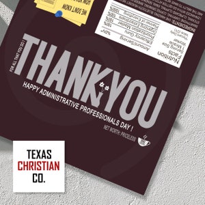 Administrative Professionals Recognition – Printable Candy Bar Wrappers ...