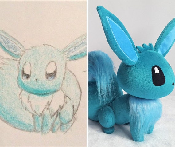 Custom pokemon plush | Etsy