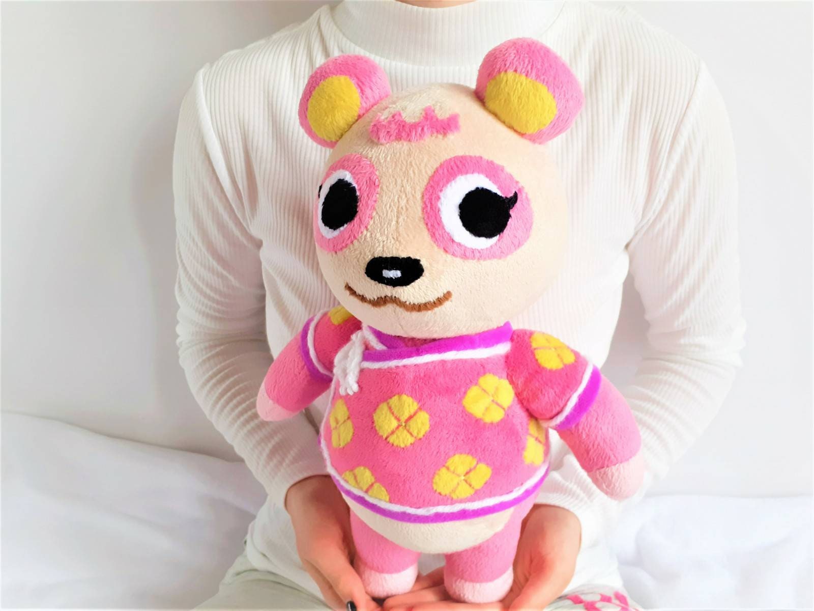 Custom Pinky plush ACNH toy Etsy