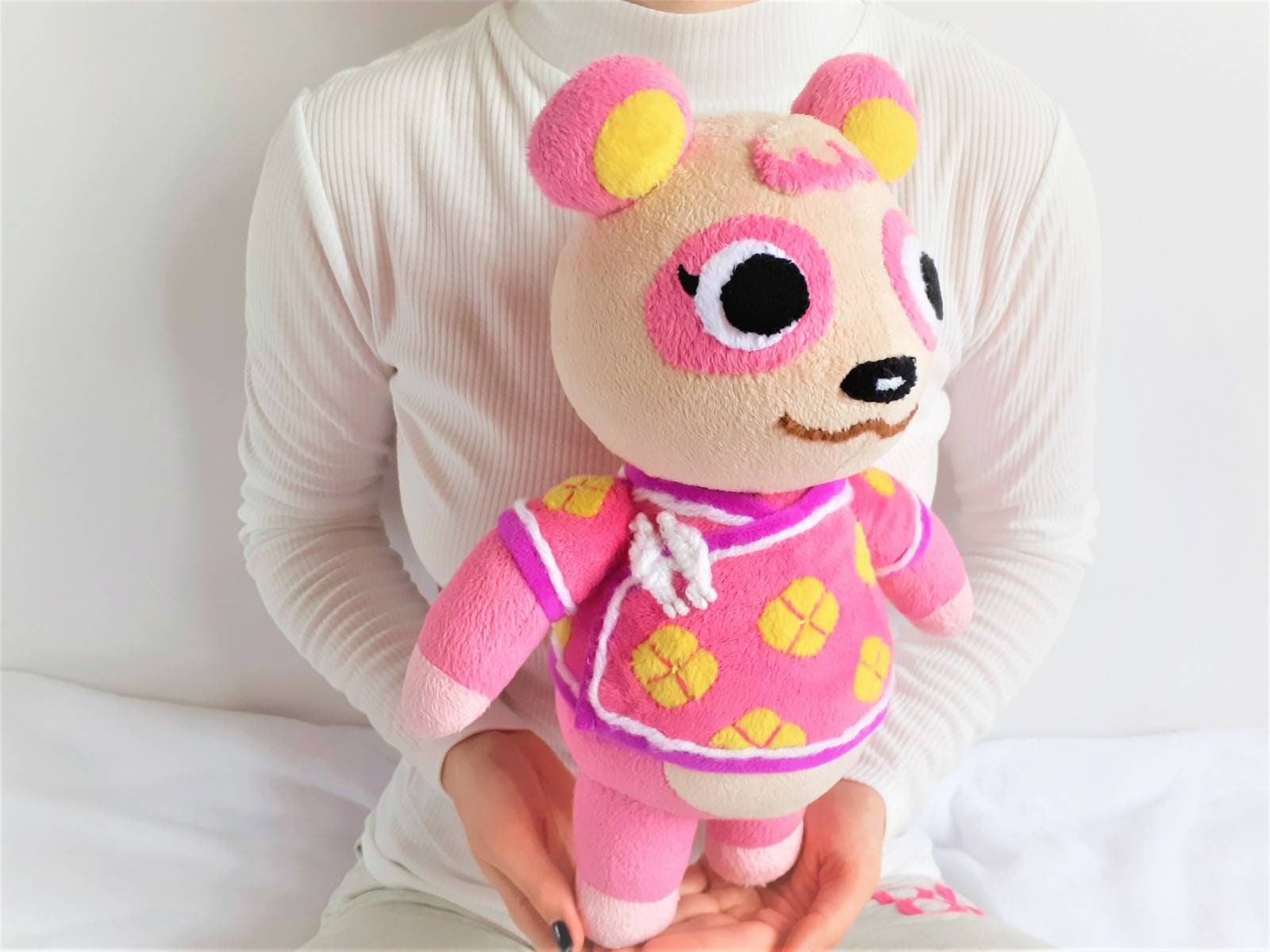 Custom Pinky plush ACNH toy Etsy
