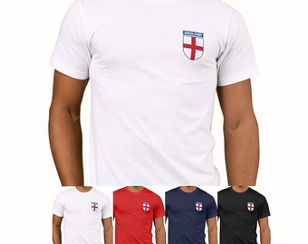 ENGLAND Football Top | 2026 Cup Flag Tee It's Coming Home Kit World T-Shirt