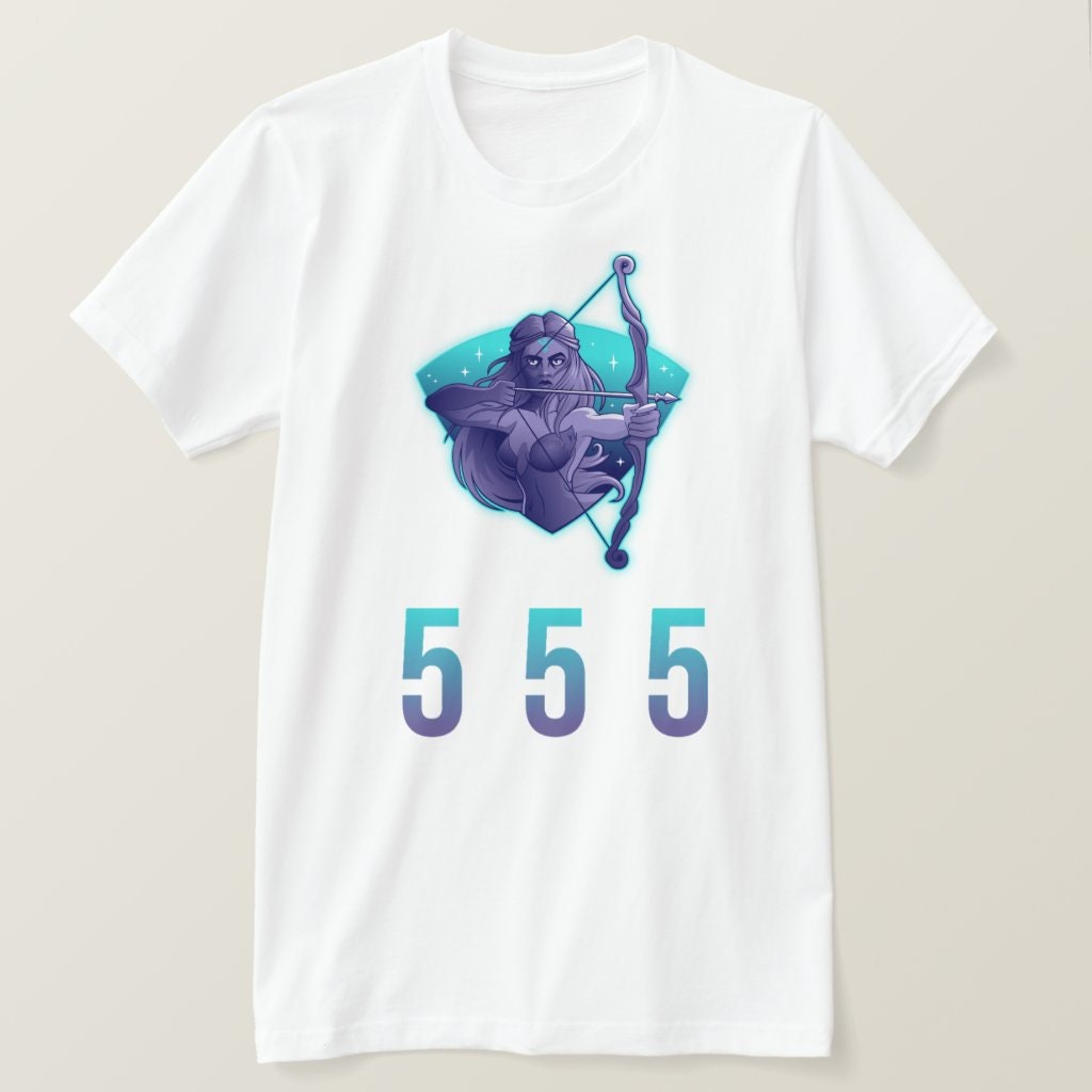 ANGEL Numbers T Shirt Top | Zodiac Tee 111 222 333 444 555 777 888