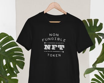 NFT Non Fungible Token - T-Shirt, not mutually interchangeable, Crypto, Bitcoin, Chainlink, Cryptocurrency, Fun Gift Shirts, Nerd Shirt