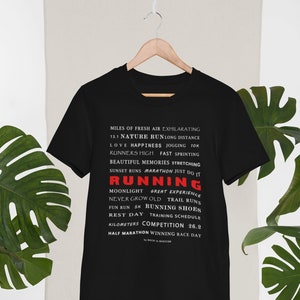 Running - T-Shirt, Unisex Adult Shirt, Jogging Tee, Running Memories, Running Addict Shirt, Gift for Him and Her, Vacation Tee
