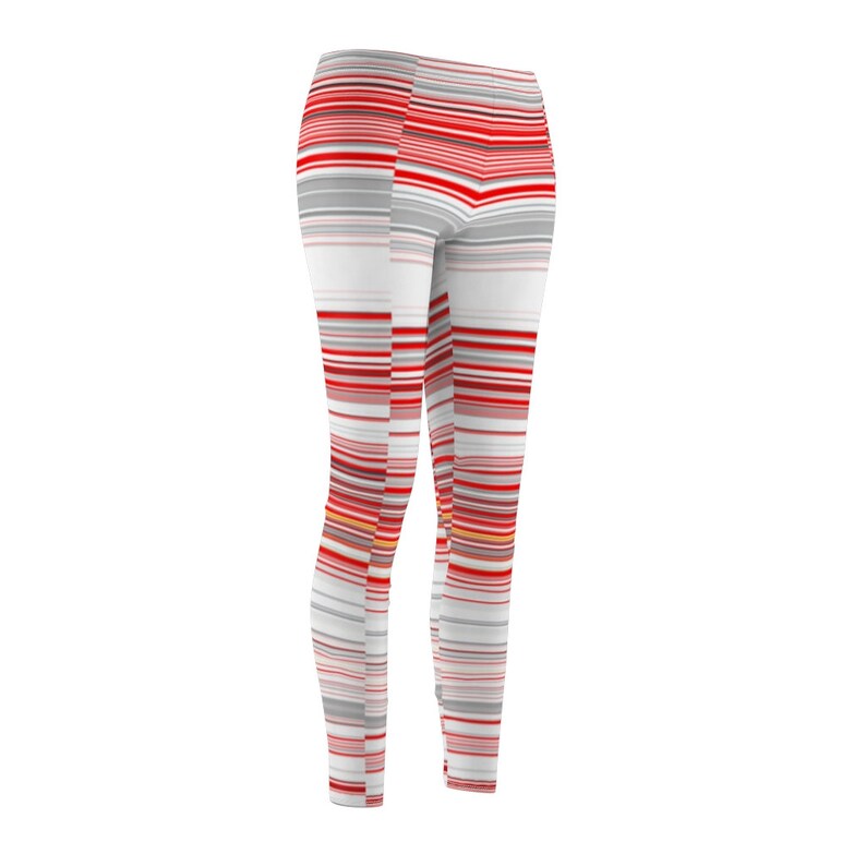 Fun Colorful Girls Leggings Original Artwork Women/'s Casual Leggings Red White Grey Athletic Sportswear Trendy Workout Legging