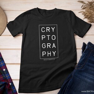 Cryptography Geek Unisex Tee, Cryptography Unisex Shirt, Codebreaker Top, Cryptography Lover, Secret Code Short Sleeve Shirt