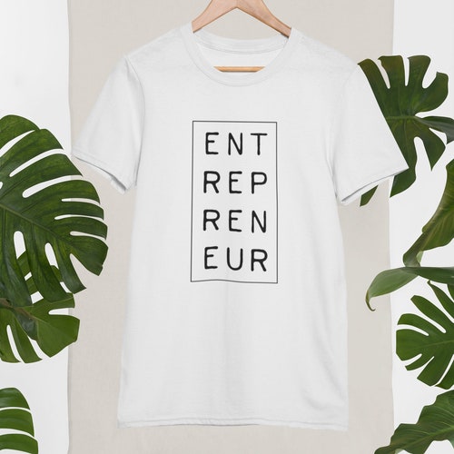 Entrepreneur - T-Shirt, Business Shirt, Self employed, Workaholic Tee, Gift for Him, Gift for Her, Men Women's  Shirt, Entrepreneur Gift