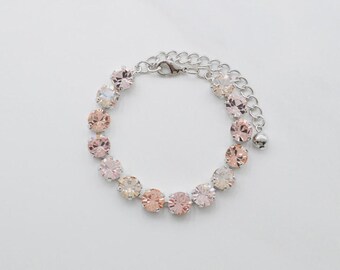 Maxima Crystal Bracelet- "Just Peachy" Made in USA