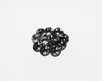 Silver Night 39ss 8mm Swarovski 1088 Chaton | Multiple Pack Sizes Available