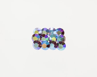 Vintage Dark Smoked Topaz 29ss 6mm Swarovski 1028 Chaton | Multiple Pack Sizes Available