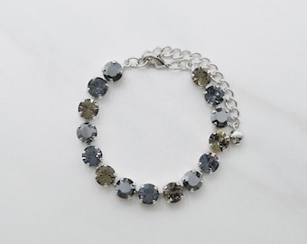 Maxima Crystal Bracelet- "Night Life" Made in USA