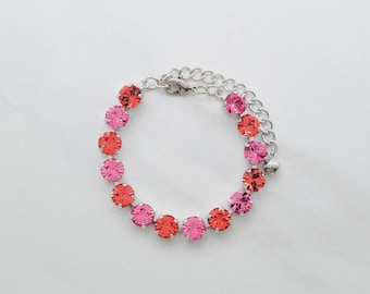 Maxima Crystal Bracelet- "Flamingo Mingo" Made in USA