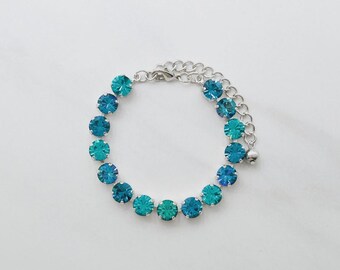 Maxima Crystal Bracelet- "Oceans Away" Made in USA