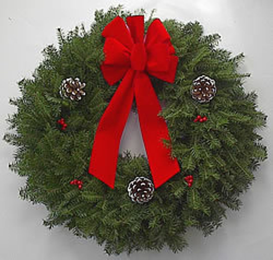 Fresh Balsam Christmas Wreaths free Shipping Etsy