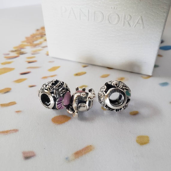 pandora bracelet with charms authentic used