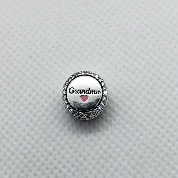 Authentic Pandora NEW Grandma Heart 
