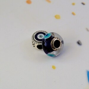 Greek eye pandora charm online