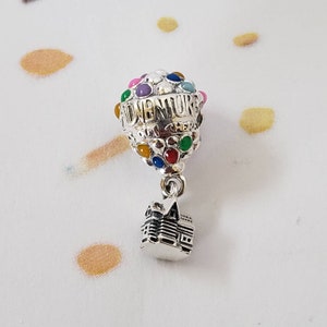 Authentic Pandora NEW Disney Parks Up House and Balloon Charm Rare s925 Limited Adventure Vintage Movie Rare 2023 image 3