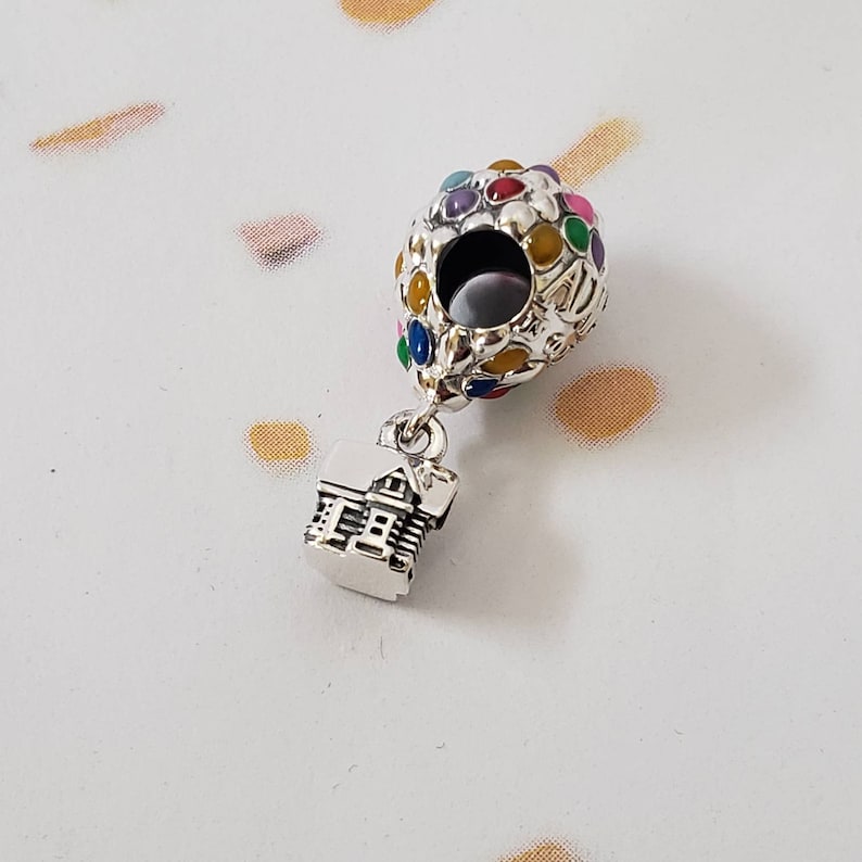Authentic Pandora NEW Disney Parks Up House and Balloon Charm Rare s925 Limited Adventure Vintage Movie Rare 2023 image 4
