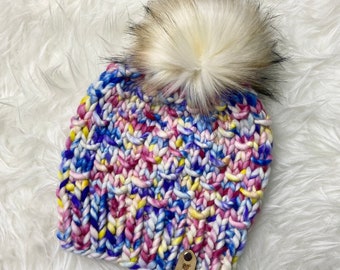 Luxe Merino Wool Pompom Hat