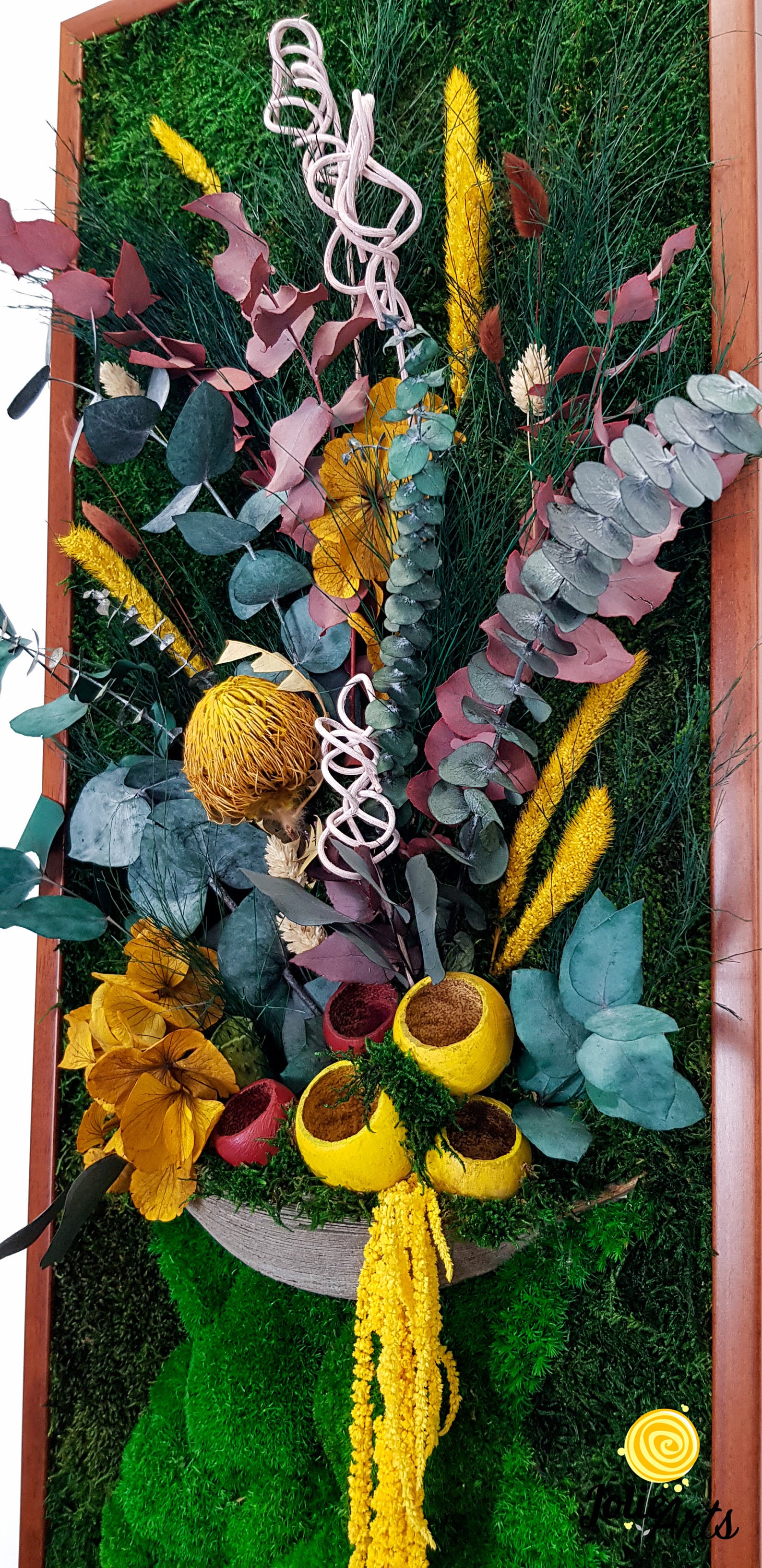 Moss Wall Arts natural decor and preserved plants Flower Etsy