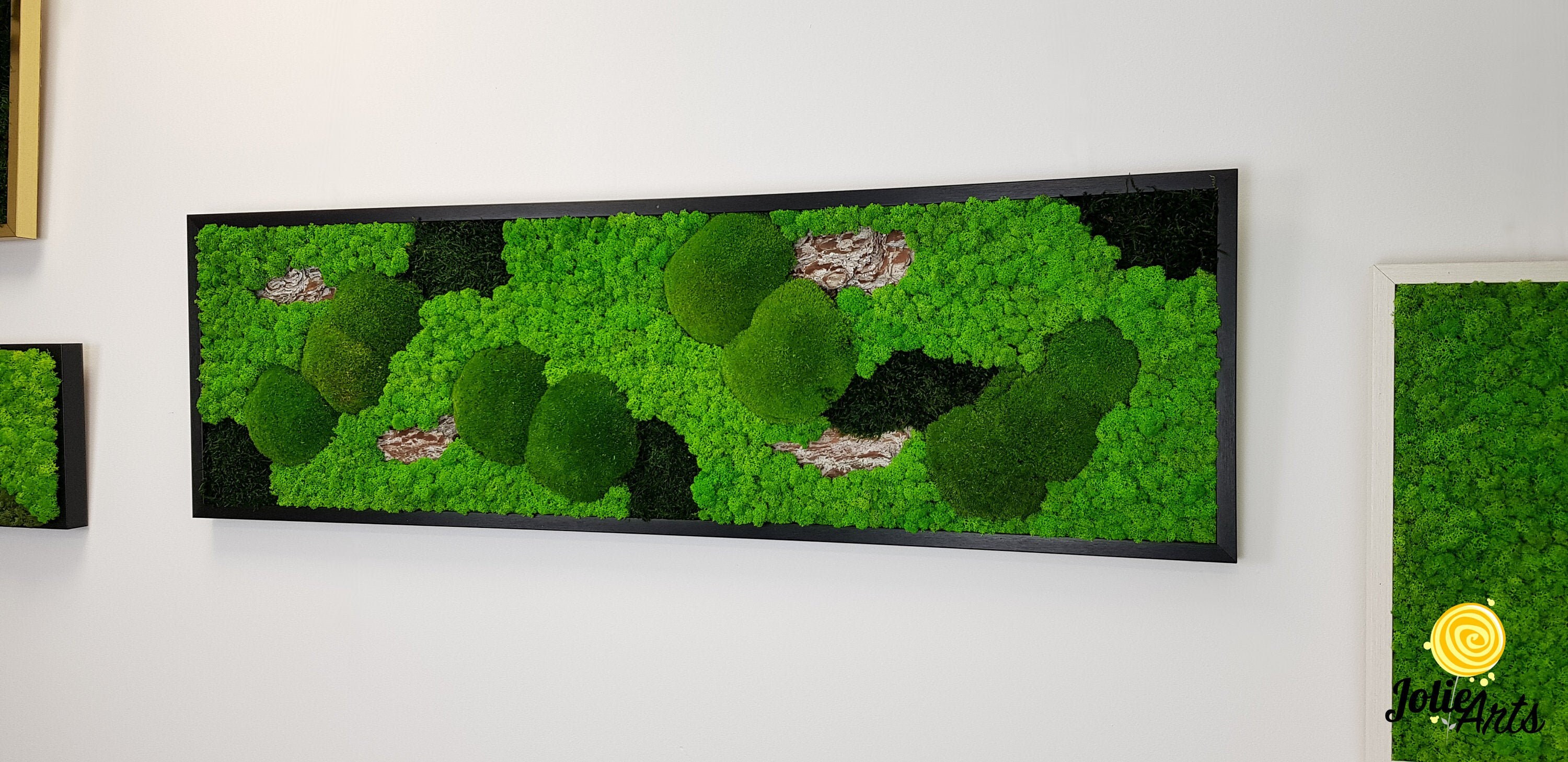 Living moss art Living home wall decore Moss framed Eco Etsy