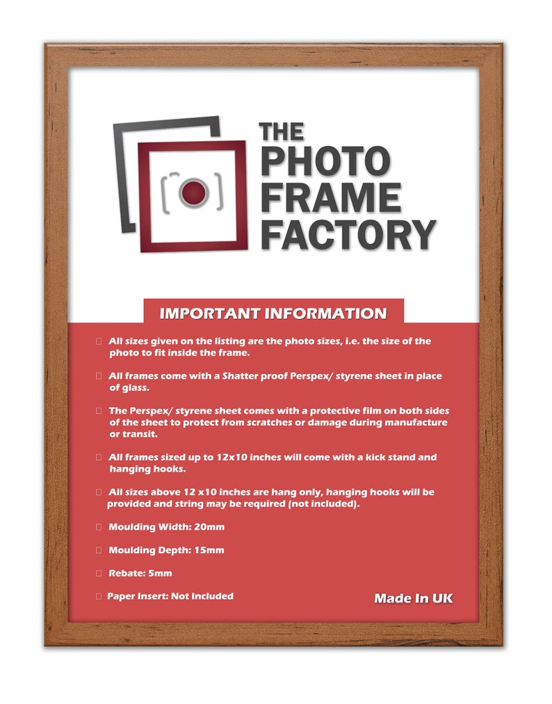 A3 Size Thin Matt Picture Photo Frames / 297x420MM Size Thin Etsy